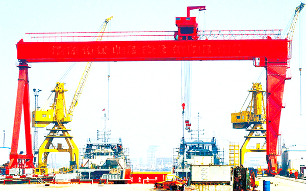 造船龙门吊的电缆卷筒常见问题如何处理