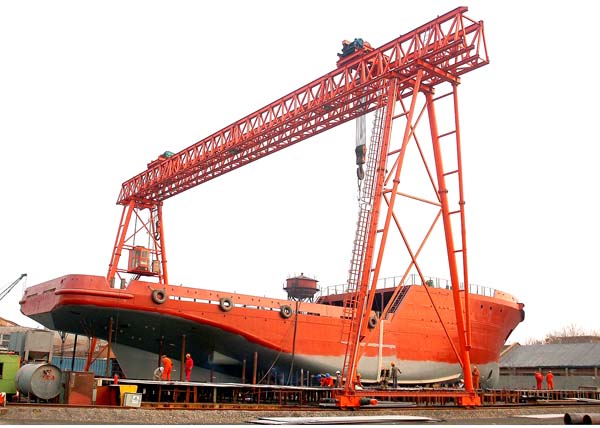 造船龙门吊噪音与振动该如何有效控制降低